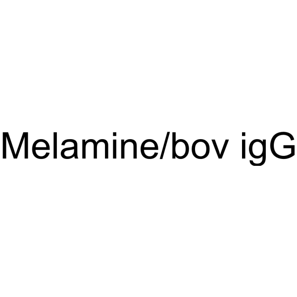 Melamine/bov igG